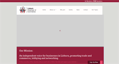 Desktop Screenshot of lisburnchamber.co.uk